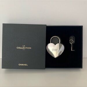 CHANEL Beaute LA COLLECTION HEART LOCK & KEY 🔐 SILVER Novelty GWP New Sealed